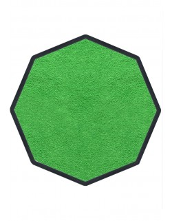 TAPIS DE PROPRETÉ PREMIUM NYLON UNI VERT POMME - OCTOGONALE 90 x 90cm