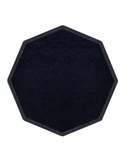 TAPIS DE PROPRETÉ PREMIUM NYLON UNI NOIR - OCTOGONALE 90 x 90cm