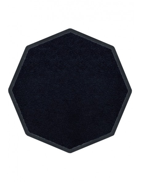 TAPIS DE PROPRETÉ PREMIUM NYLON UNI NOIR - OCTOGONALE 90 x 90cm