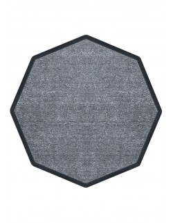 TAPIS DE PROPRETÉ PREMIUM NYLON UNI GRIS FONCÉ - OCTOGONALE 90 x 90cm