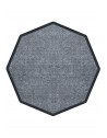 TAPIS DE PROPRETÉ PREMIUM NYLON UNI GRIS FONCÉ - OCTOGONALE 90 x 90cm
