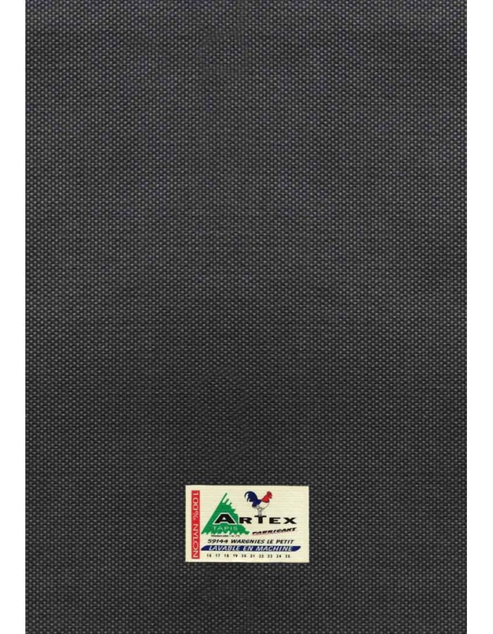 Tapis de porte d'entrée nylon uni gris clair - Rectangulaire 40 x 60cm