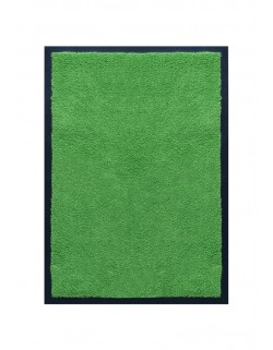 TAPIS DE PORTE D'ENTRÉE - NYLON UNI VERT POMME - Rectangulaire 40 x 60cm