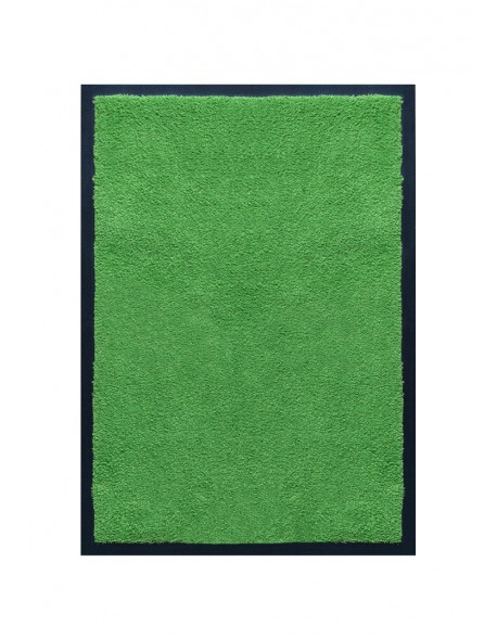 TAPIS DE PORTE D'ENTRÉE - NYLON UNI VERT POMME - Rectangulaire 40 x 60cm