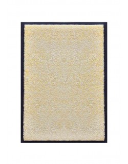 TAPIS DE PORTE D'ENTRÉE - NYLON UNI BLANC CASSÉ - Rectangulaire 40 x 60cm