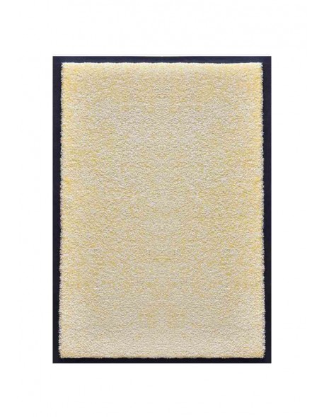 TAPIS DE PORTE D'ENTRÉE - NYLON UNI BLANC - Rectangulaire 40 x 60cm