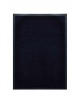 TAPIS DE PORTE D'ENTRÉE - NYLON UNI NOIR - Rectangulaire 40 x 60cm