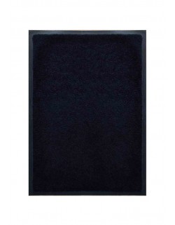 TAPIS DE PORTE D'ENTRÉE - NYLON UNI NOIR - Rectangulaire 40 x 60cm