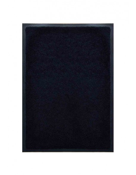 TAPIS DE PORTE D'ENTRÉE - NYLON UNI NOIR - Rectangulaire 40 x 60cm