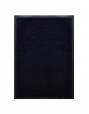 TAPIS DE PORTE D'ENTRÉE - NYLON UNI NOIR - Rectangulaire 40 x 60cm