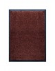 TAPIS DE PORTE D'ENTRÉE - NYLON UNI MARRON FONCÉ - Rectangulaire 40 x 60cm