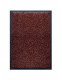 TAPIS DE PORTE D'ENTRÉE - NYLON UNI MARRON FONCE - Rectangulaire 40 x 60cm