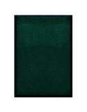 TAPIS DE PORTE D'ENTRÉE - NYLON UNI VERT FONCÉ - Rectangulaire 40 x 60cm