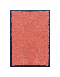 TAPIS DE PORTE D'ENTRÉE - NYLON UNI SAUMON - Rectangulaire 40 x 60cm