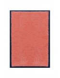 TAPIS DE PORTE D'ENTRÉE - NYLON UNI SAUMON - Rectangulaire 40 x 60cm