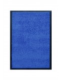 TAPIS DE PORTE D'ENTRÉE - NYLON UNI BLEU - Rectangulaire 40 x 60cm