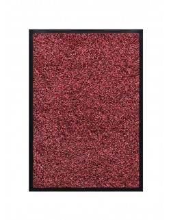 TAPIS DE PORTE D'ENTRÉE - NYLON CHINÉ BORDEAUX - Rectangulaire 40 x 60cm