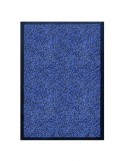 TAPIS DE PORTE D'ENTRÉE - NYLON CHINÉ BLEU - Rectangulaire 40 x 60cm