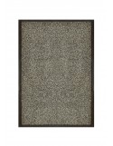 TAPIS DE PORTE D'ENTRÉE - NYLON CHINÉ GRIS - Rectangulaire 40 x 60cm