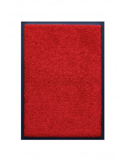 TAPIS DE PORTE D'ENTRÉE - NYLON UNI ROUGE - Rectangulaire 40 x 60cm