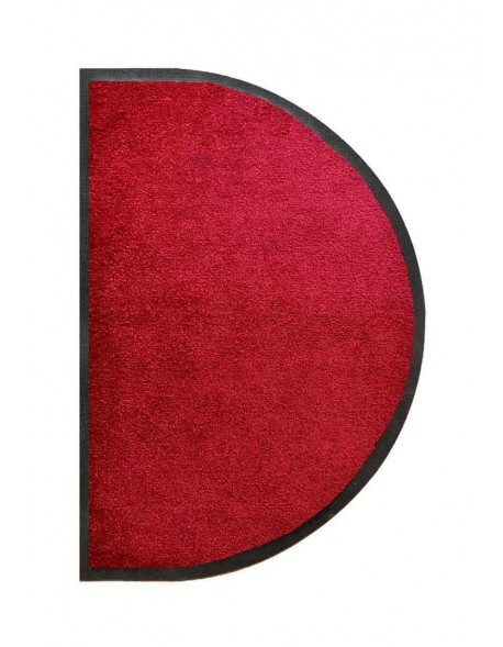 TAPIS D'ENTRÉE DEMI-LUNE - NYLON UNI FUCHSIA - 50 x 80cm