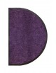 TAPIS D'ENTRÉE DEMI-LUNE - NYLON UNI VIOLET - 50 x 80cm