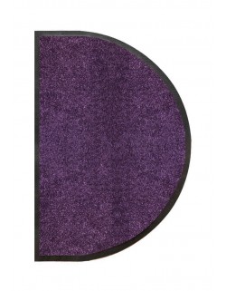 TAPIS D'ENTRÉE DEMI-LUNE - NYLON UNI VIOLET - 50 x 80cm