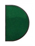 TAPIS D'ENTRÉE DEMI-LUNE - NYLON UNI VERT - 50 x 80cm