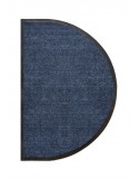 TAPIS D'ENTRÉE DEMI-LUNE - NYLON UNI ANTHRACITE - 50 x 80cm