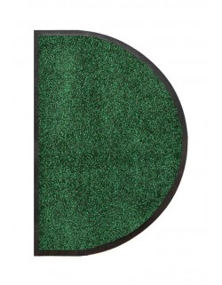 TAPIS D'ENTRÉE DEMI-LUNE - NYLON VERT CHINÉ - 50 x 80cm