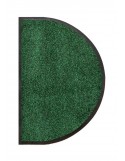 TAPIS D'ENTRÉE DEMI-LUNE - NYLON VERT CHINÉ - 50 x 80cm