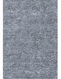Tapis de salle de bains nylon uni gris clair - Rectangulaire 50 x 120cm