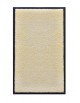 TAPIS DE SALLE DE BAINS - NYLON UNI BLANC CASSÉ - Rectangulaire 50 x 120cm