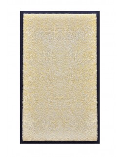 Tapis de salle de bains nylon uni blanc cassé - Rectangulaire 50 x 120cm