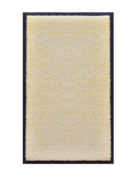 Tapis de salle de bains nylon uni blanc cassé - Rectangulaire 50 x 120cm