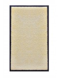 Tapis de salle de bains nylon uni blanc cassé - Rectangulaire 50 x 120cm