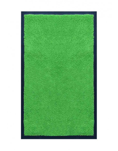 Tapis de salle de bains nylon uni vert pomme - Rectangulaire 50 x 120cm