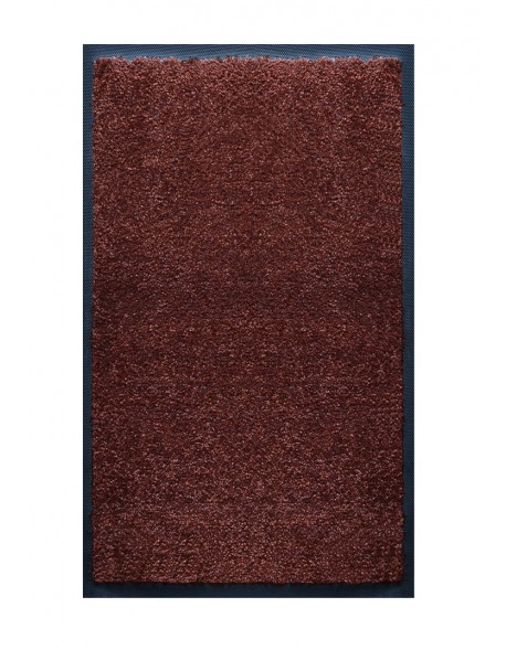 TAPIS DE SALLE DE BAINS - NYLON UNI MARRON FONCÉ - Rectangulaire 50 x 120cm