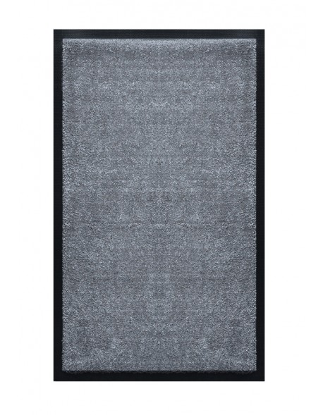 TAPIS DE SALLE DE BAINS - NYLON UNI GRIS FONCÉ- Rectangulaire 50 x 120cm