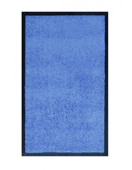 TAPIS DE SALLE DE BAINS - NYLON UNI BLEU CLAIR - Rectangulaire 50 x 120cm