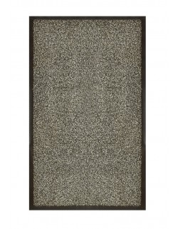 TAPIS DE SALLE DE BAINS - NYLON CHINÉ GRIS - Rectangulaire 50 x 120cm