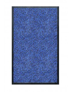 TAPIS DE SALLE DE BAINS - NYLON BLEU CHINÉ - Rectangulaire 50 x 120cm