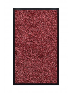 TAPIS DE SALLE DE BAINS - NYLON BORDEAUX CHINÉ - Rectangulaire 50 x 120cm