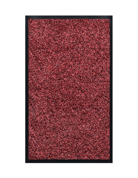 TAPIS DE SALLE DE BAINS - NYLON BORDEAUX CHINÉ - Rectangulaire 50 x 120cm