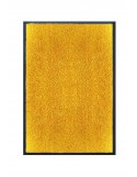 TAPIS DE PORTE D'ENTRÉE - NYLON UNI JAUNE ORANGE - Rectangulaire 40 x 60cm