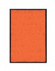 TAPIS DE PORTE D'ENTRÉE - NYLON UNI ORANGE - Rectangulaire 40 x 60cm