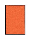 TAPIS DE PORTE D'ENTRÉE - NYLON UNI ORANGE - Rectangulaire 40 x 60cm