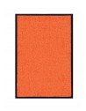 TAPIS DE PORTE D'ENTRÉE - NYLON UNI ORANGE - Rectangulaire 40 x 60cm