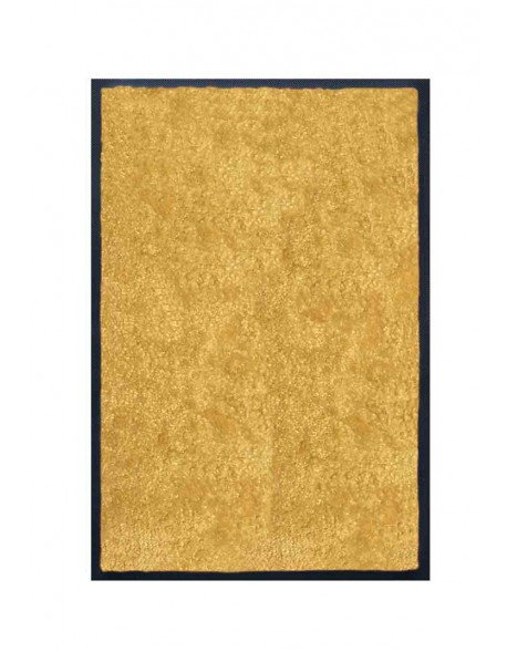 TAPIS DE PORTE D'ENTRÉE - NYLON UNI JAUNE - Rectangulaire 40 x 60cm