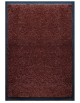 TAPIS D'ACCUEIL - NYLON UNI MARRON FONCÉ - Rectangulaire 60 x 90cm